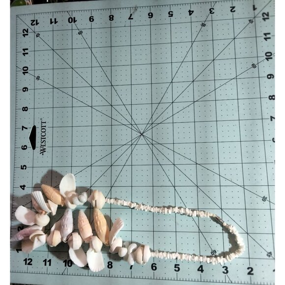 Shell Bead Necklace Assorted Natural White Puka Shells - Picture 8 of 8